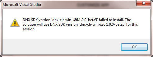 DNX SDK Version